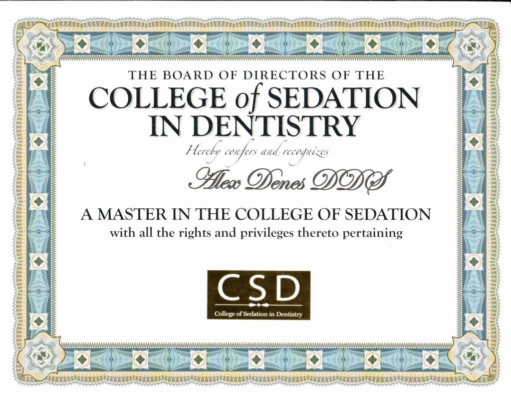 College Of Sedation in Dentistry